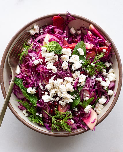 Pink Salad with Agrodolce Beets