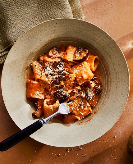 Pasta With Creamy Mushroom Ragù