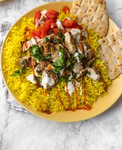 Halal Guys Chicken and Rice
