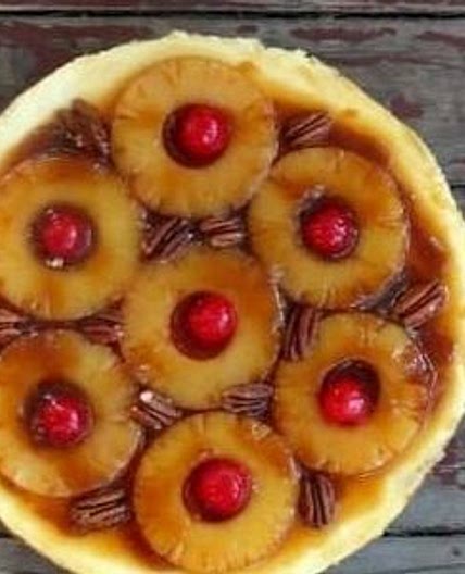 Pineapple Upside Down Cheesecake