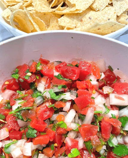 Pico de Gallo using Canned Tomatoes