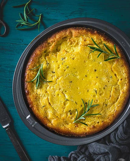 Paraguayan Cheese & Onion Cornbread