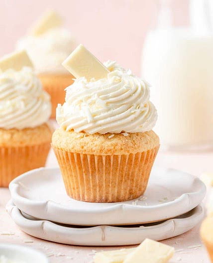 White Chocolate Cupcakes