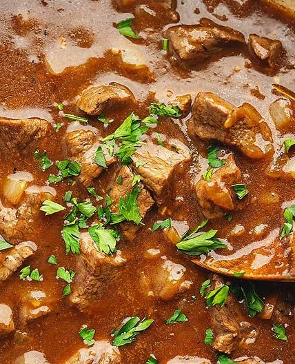 Keto Beef Tips and Gravy Recipe