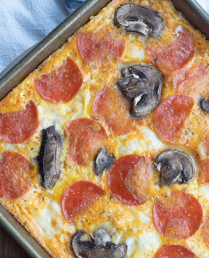 Pizza Sheet Pan Eggs Recipe