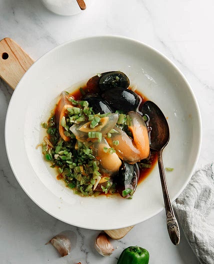 Century Egg Salad (Pidan Salad)