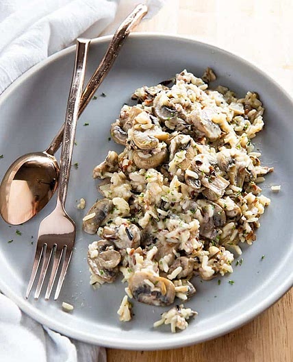 Creamy Mushroom Wild Rice Recipe