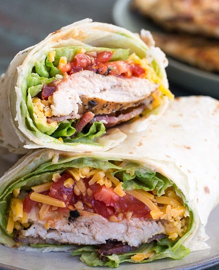 Spicy Chicken Bacon Ranch Wrap