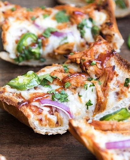 BBQ Chicken French Bread Pizza