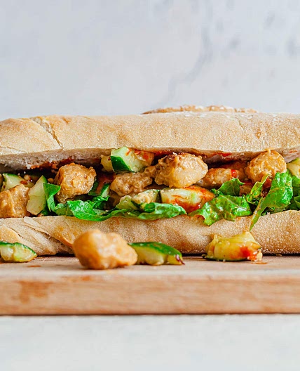 Tofu Satay Sandwich