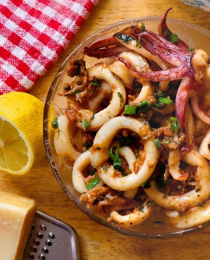 Butter Garlic Squid