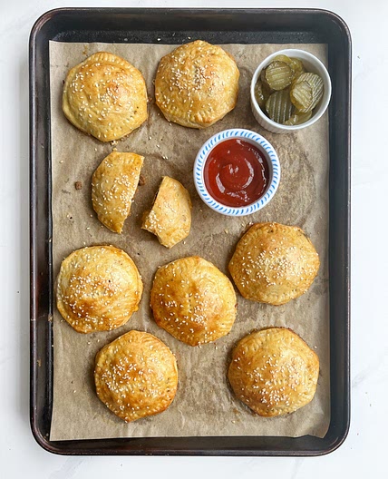 Cheeseburger Stuffed Biscuits