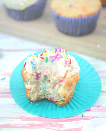 Vanilla Protein Cupcakes (Gluten-free)