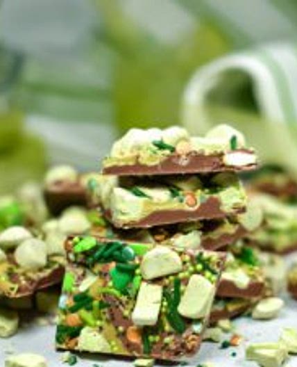 Saint Patrick's Day Chocolate Bark