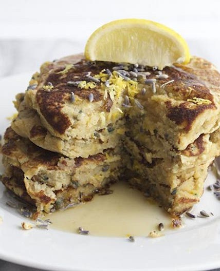 Lemon Lavender Pancakes