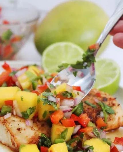 Mango Habanero Salsa