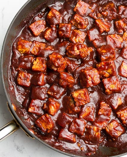 10 Minute Skillet BBQ Tempeh