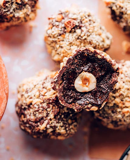 DIY Ferrero Rocher Chocolates (Vegan + GF)