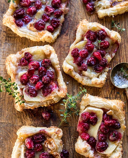 Cranberry Brie Tarts