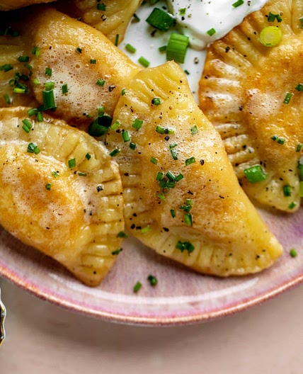 Roasted Sweet Potato and Fontina Pierogi