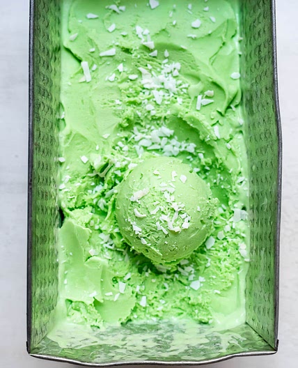 Pandan Ice Cream (made with pandan leaves)