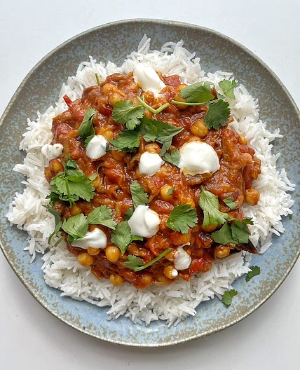 Easy Aubergine Tikka Masala