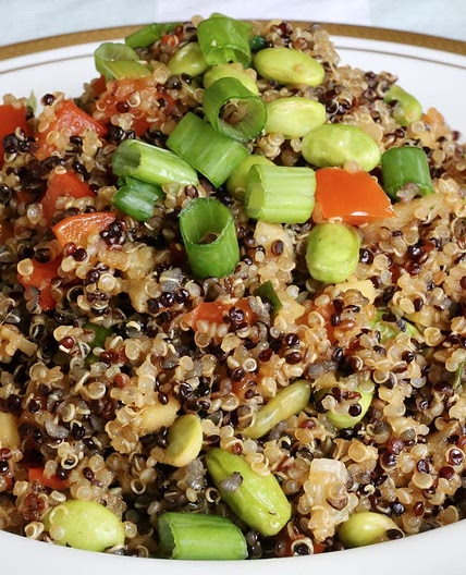 Peruvian Vegan Quinoa Chaufa