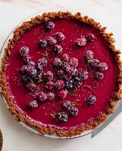 Cranberry-Lime Pie