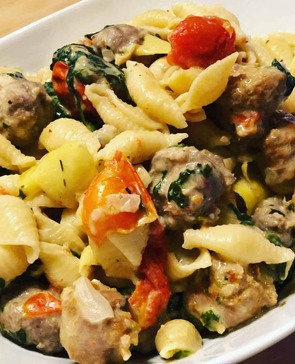 Instant Pot Sausage & Shells