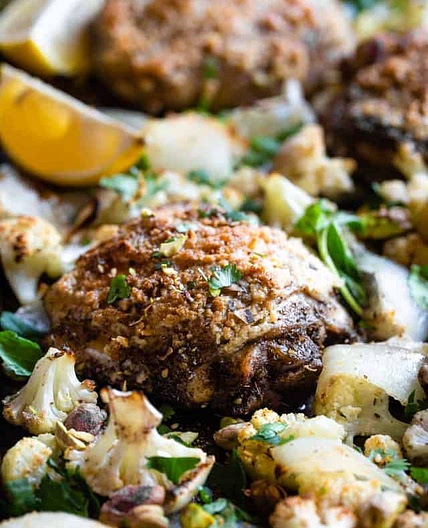 Baked Chicken Thighs (with Za’atar - Paleo)