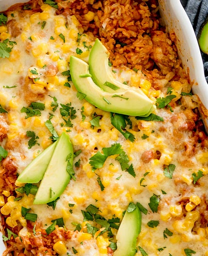 Mexican Chicken Casserole with Rice