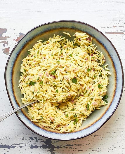 Red Onion Mint Orzo