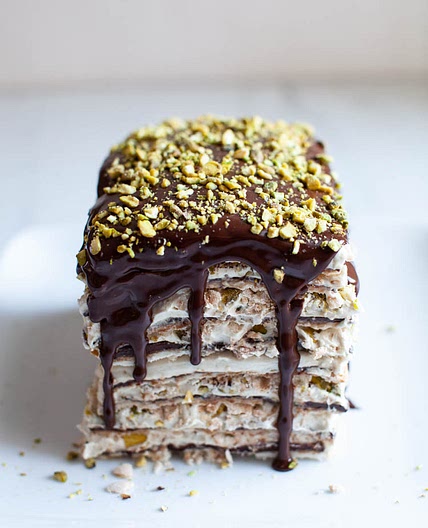 Halva Diva Cake with Tahini Buttercream