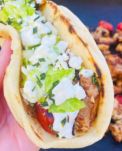 Easy Blackstone Chicken Gyros