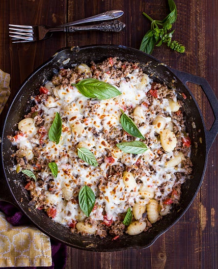 Cheeseburger gnocchi