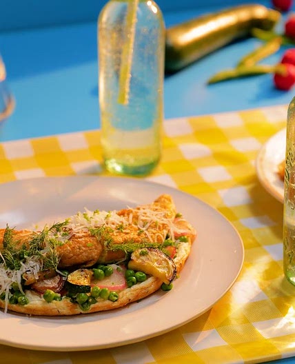 Tastemade’s summer veg soufflé omelette