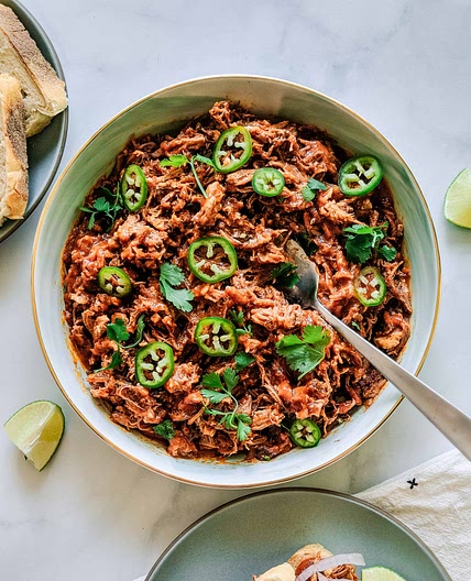 Mexican slow cooker pulled pork