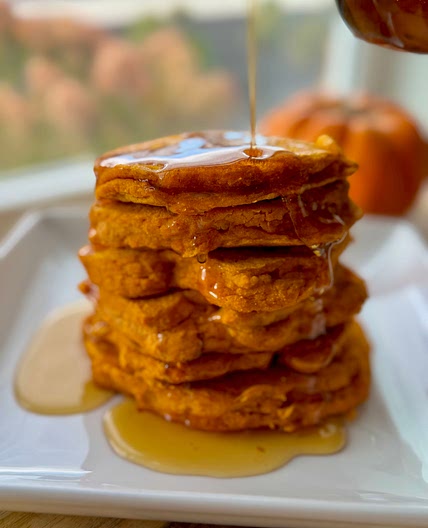 Pretty Pumpkin Pancakes