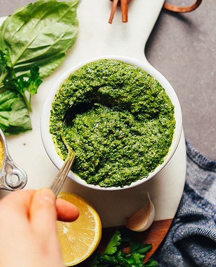 Super-Green Vegan Kale Pesto