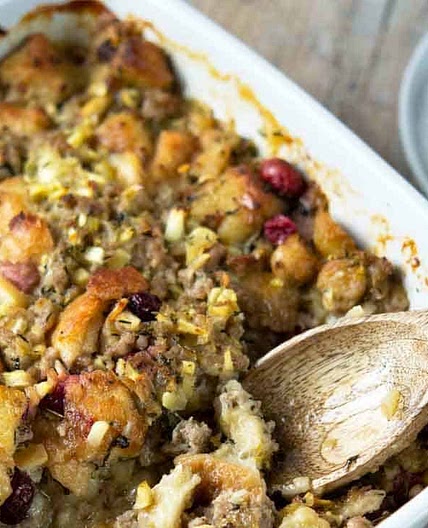 Sausage, Cranberry & Apple Stuffing