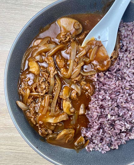 Beef Hayashi Rice with Mushrooms
