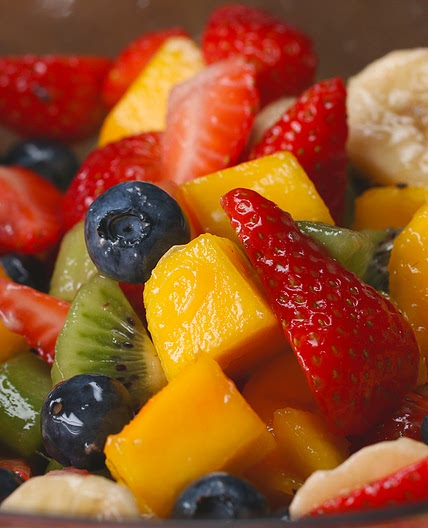 Rainbow Fruit Salad With Honey Lime Dressing Recipe by Tasty