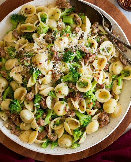 Orecchiette with Sausage and Broccoli
