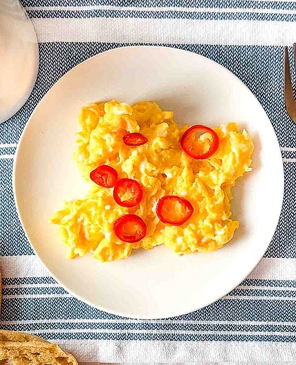 The Best Chilli Scrambled Eggs