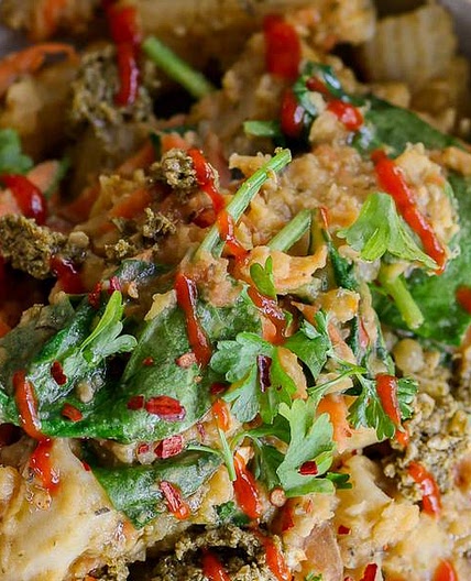 Red Lentil Bolognese Pasta