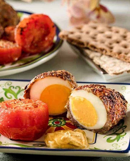 Keto Scotch Eggs Recipe | Air Fryer Scotch Eggs