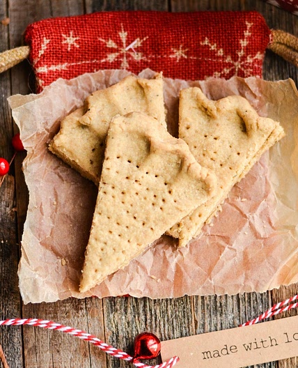 Spiced Shortbread Cookies
