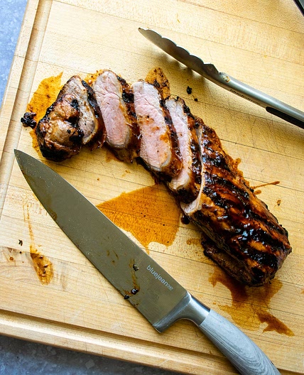 Grilled BBQ Pork Tenderloin