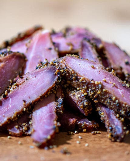 Smoked Goose Breast Pastrami