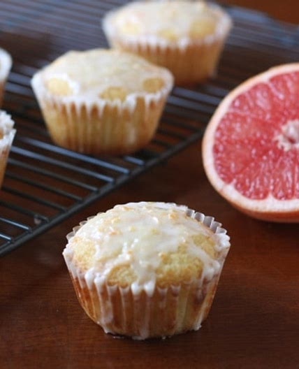 Pink Grapefruit Cupcakes